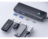 Orico Hub USB-C - 2x USB-A 3.0 + 2x USB-C 3.0 - czarny - 1486496 - zdjęcie 3